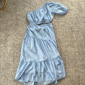 Women’s off the shoulder slit dress